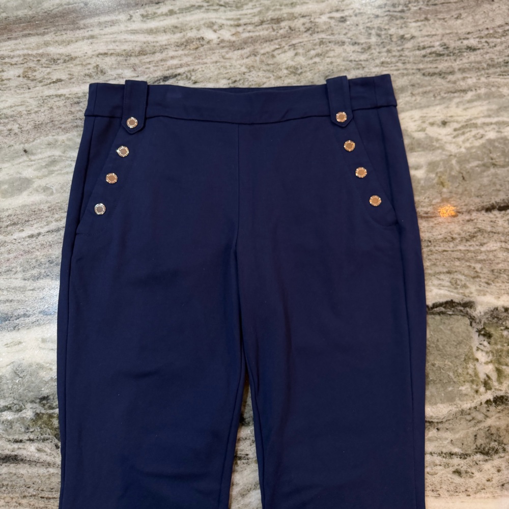 WHBM Jolie Button Straight Luxe Stretch Pant
Size 14 Regular - Picture 5 of 10